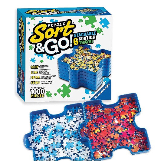 Puzzle Sort &amp; Go Stackable Sorting Trays