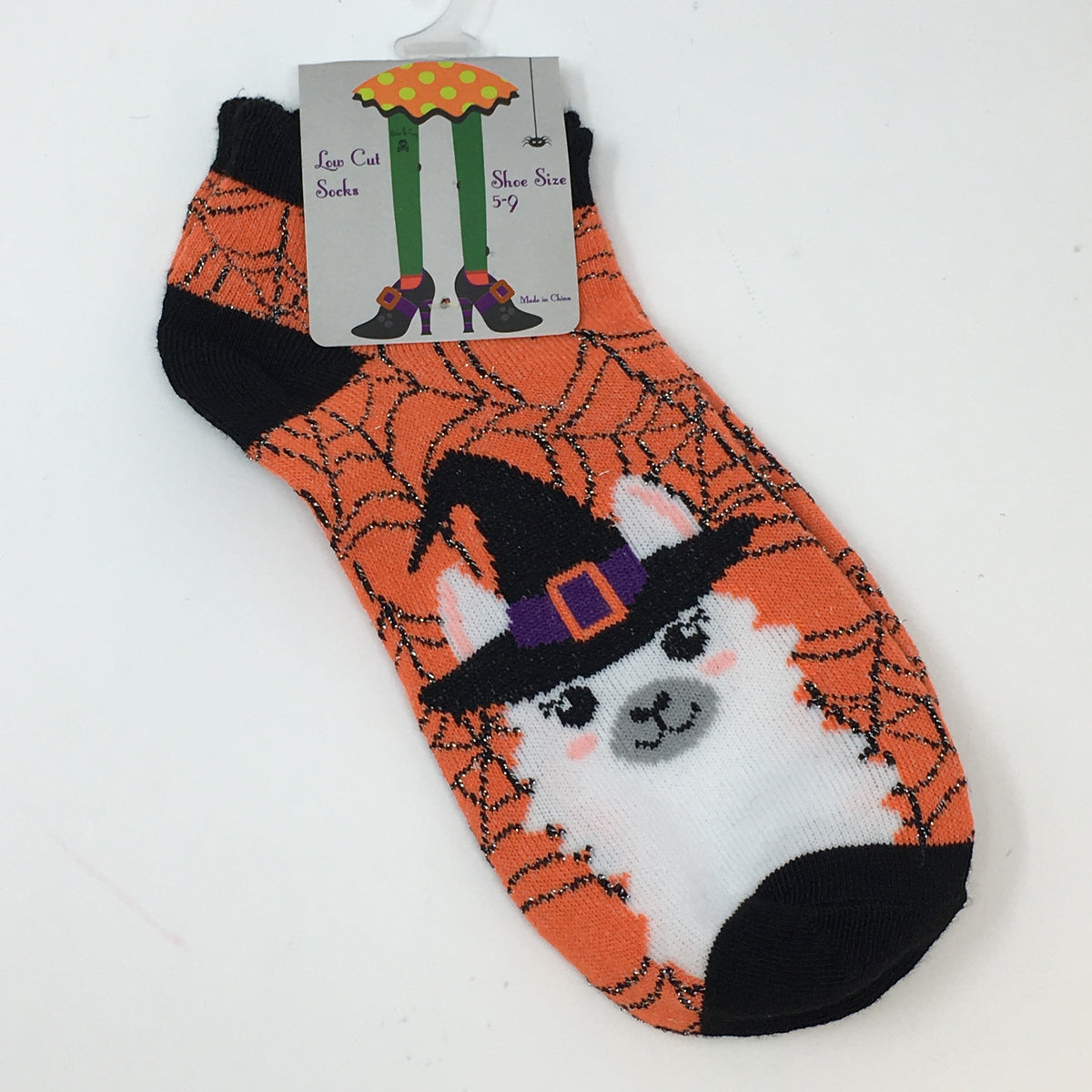 Ladies Halloween Low Cut &amp; Crew Socks