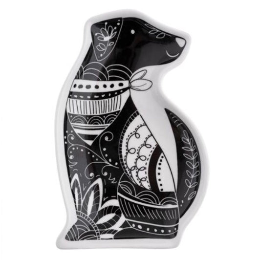 B&amp;W Pet Shaped Trinket Dish