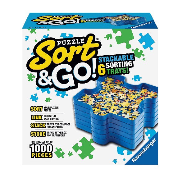 Puzzle Sort &amp; Go Stackable Sorting Trays
