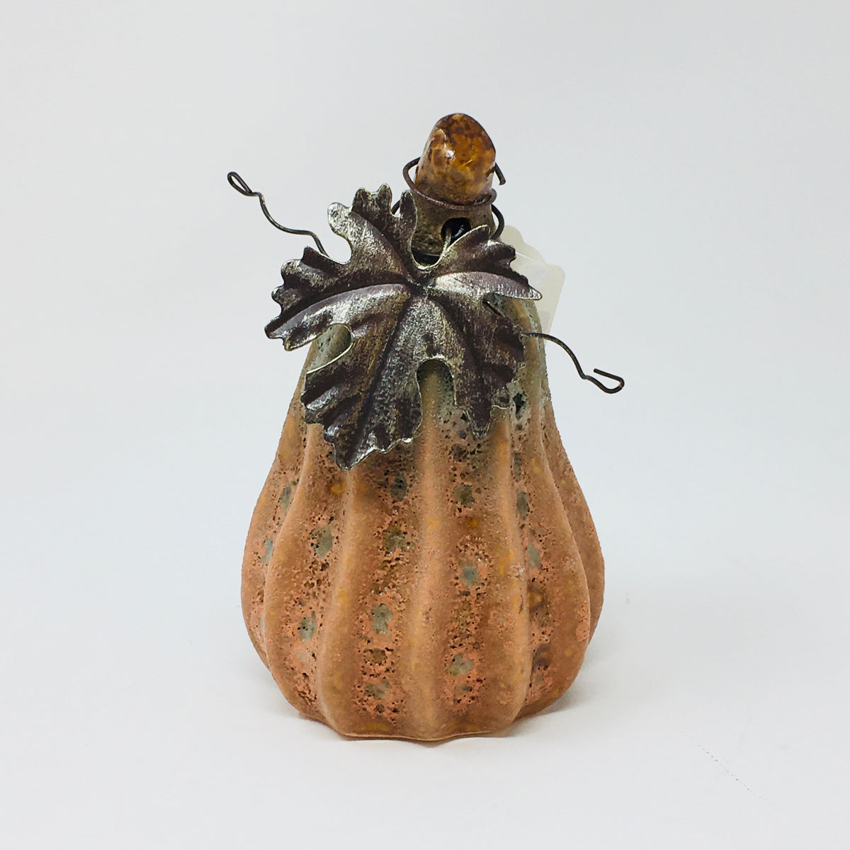 Small Rustic Ceramic Pumpkin