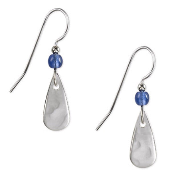 Baby Teardrop w/ Top Bead Earrings