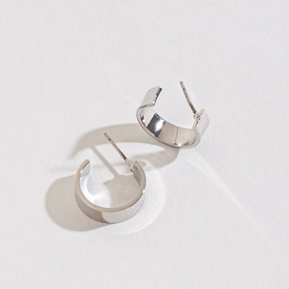 Hoops Sm Flat Earrings