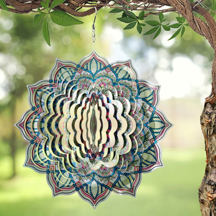 Boho Hanging Kinetic Wind Spinner