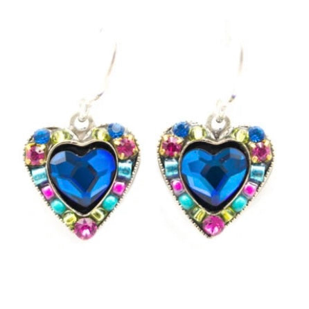 Rose Heart Earrings