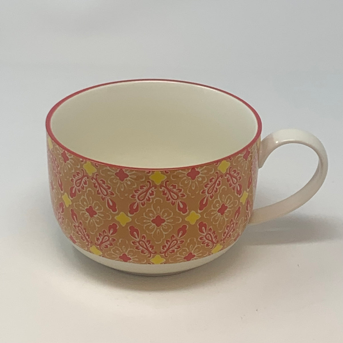 Damask Floral Jumbo Cup