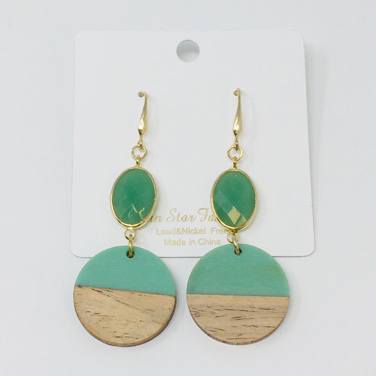 Lightweight Wood Blend Earrings