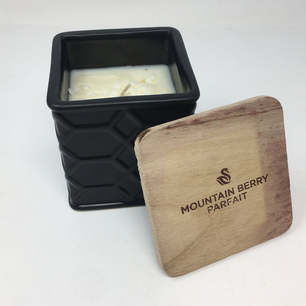 Short Square Black Candle Collection
