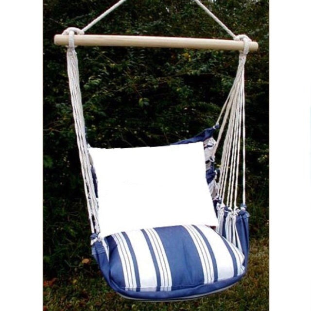 Marina Stripe w/ Boats Porch Swing Set