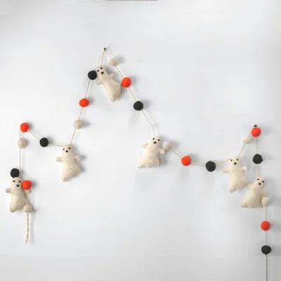 72&quot; Felt Ghost Garland