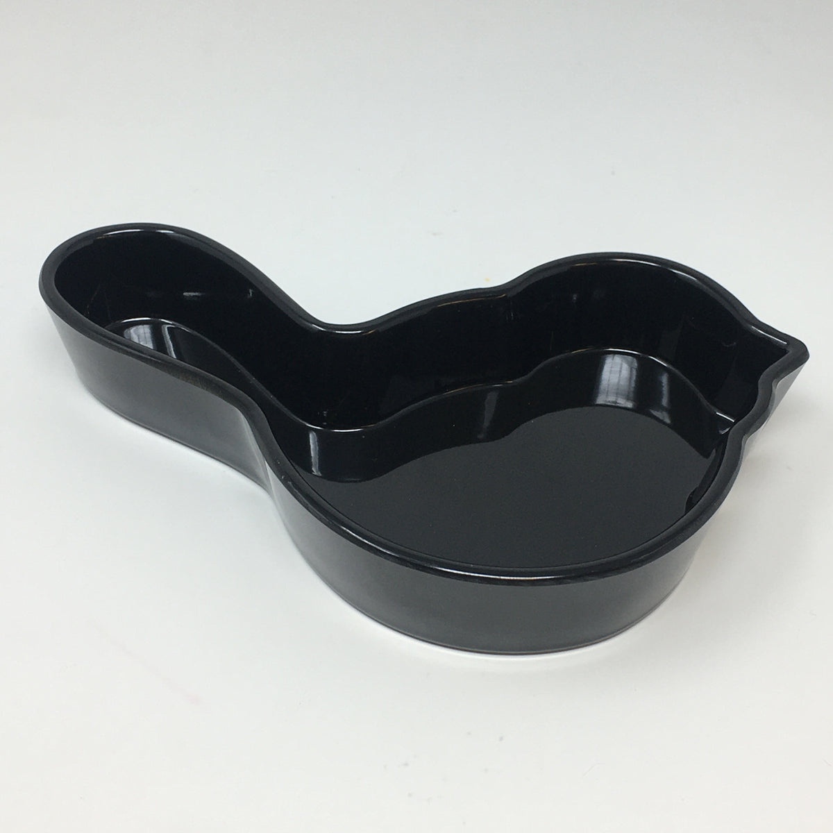 Melamine Bird Dish Black Ltd Ed - Retired