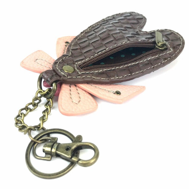 Chala Dragonfly And Butterfly Charming Key Chain Purse Bag Fob Charm