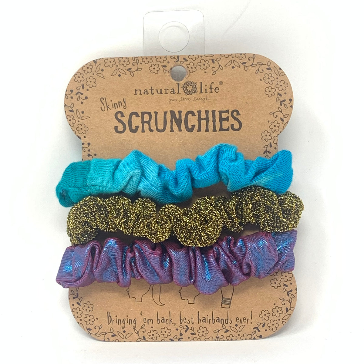 Natural Life Skinny Scrunchies