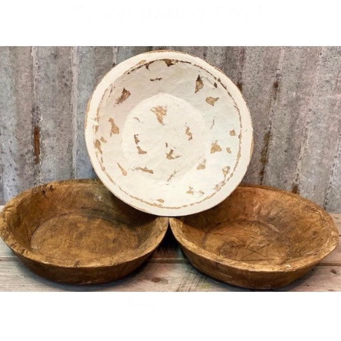 MSG Small Wood Round Bowl