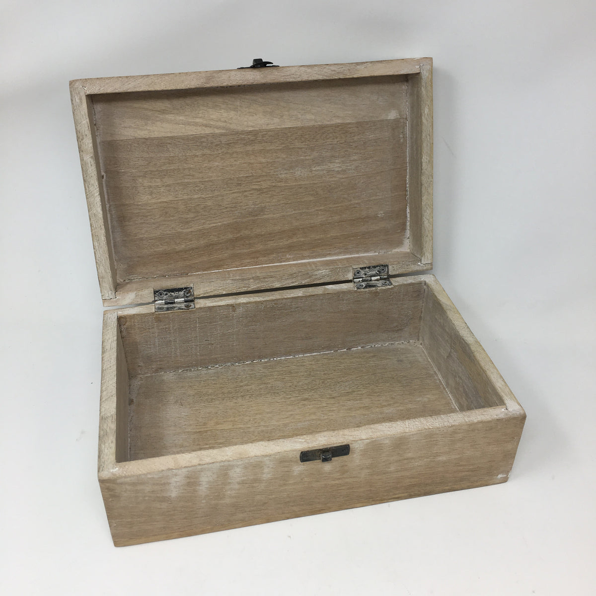 Leafy Print Wood Box