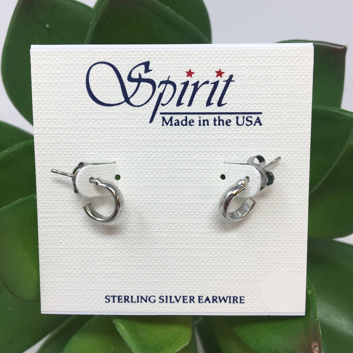 Petite Classic Hoop Post Earring