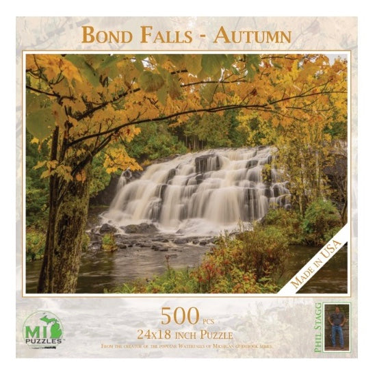 Bond Falls - Autumn 500 pc Puzzle