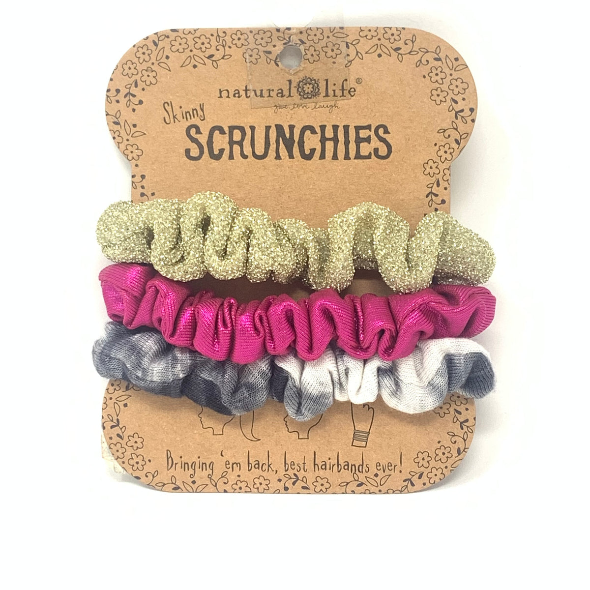 Natural Life Skinny Scrunchies