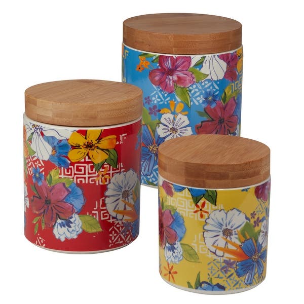 Flower Power Canister Set