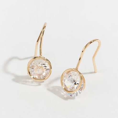 Round Drop Dazzlers Earrings