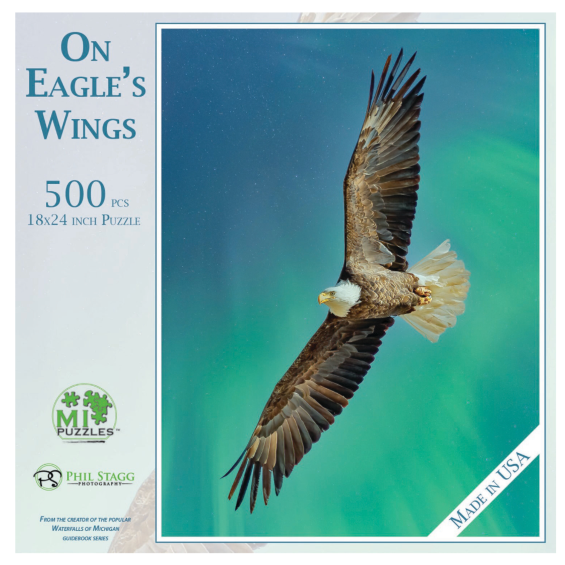 On Eagle&#39;s Wings 500 pc Jigsaw Puzzle