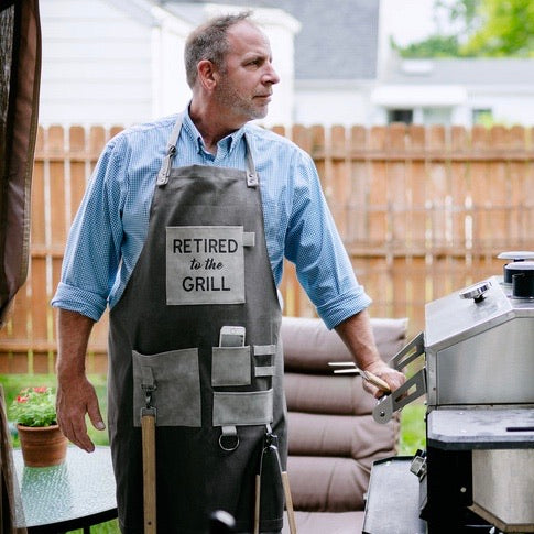 Retired To The Grill Apron