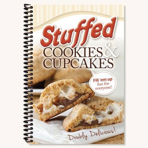 front cover of the spiral bound Stuffed Cookies & Cupcakes