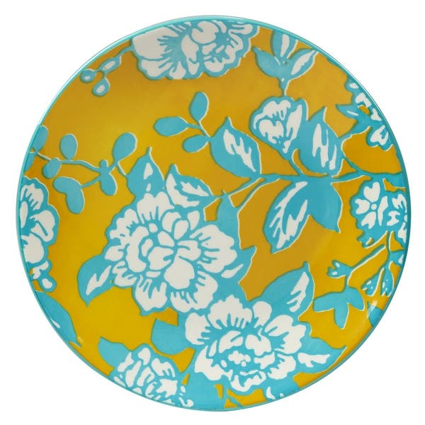 Damask Floral Salad/Dessert Plate