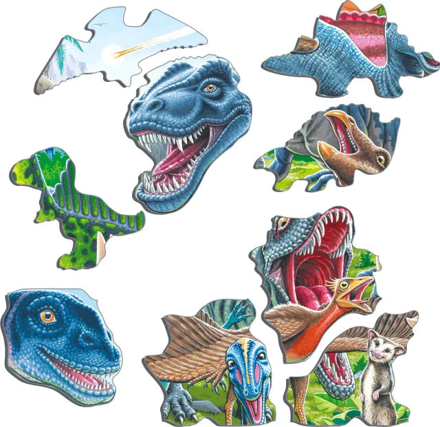 Happy Dino 43 pc Educational Puzzle Board