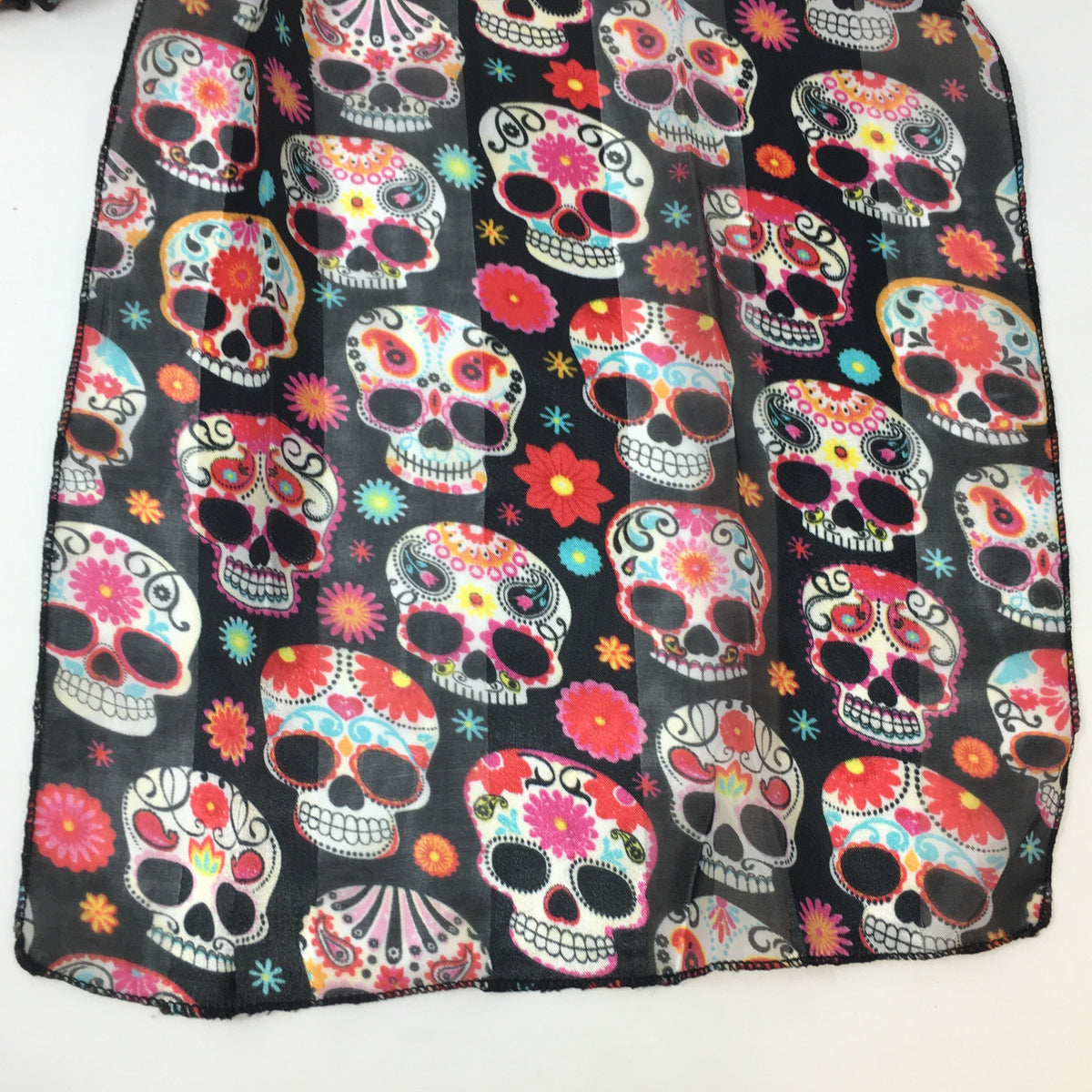 Skull Theme Print Scarf