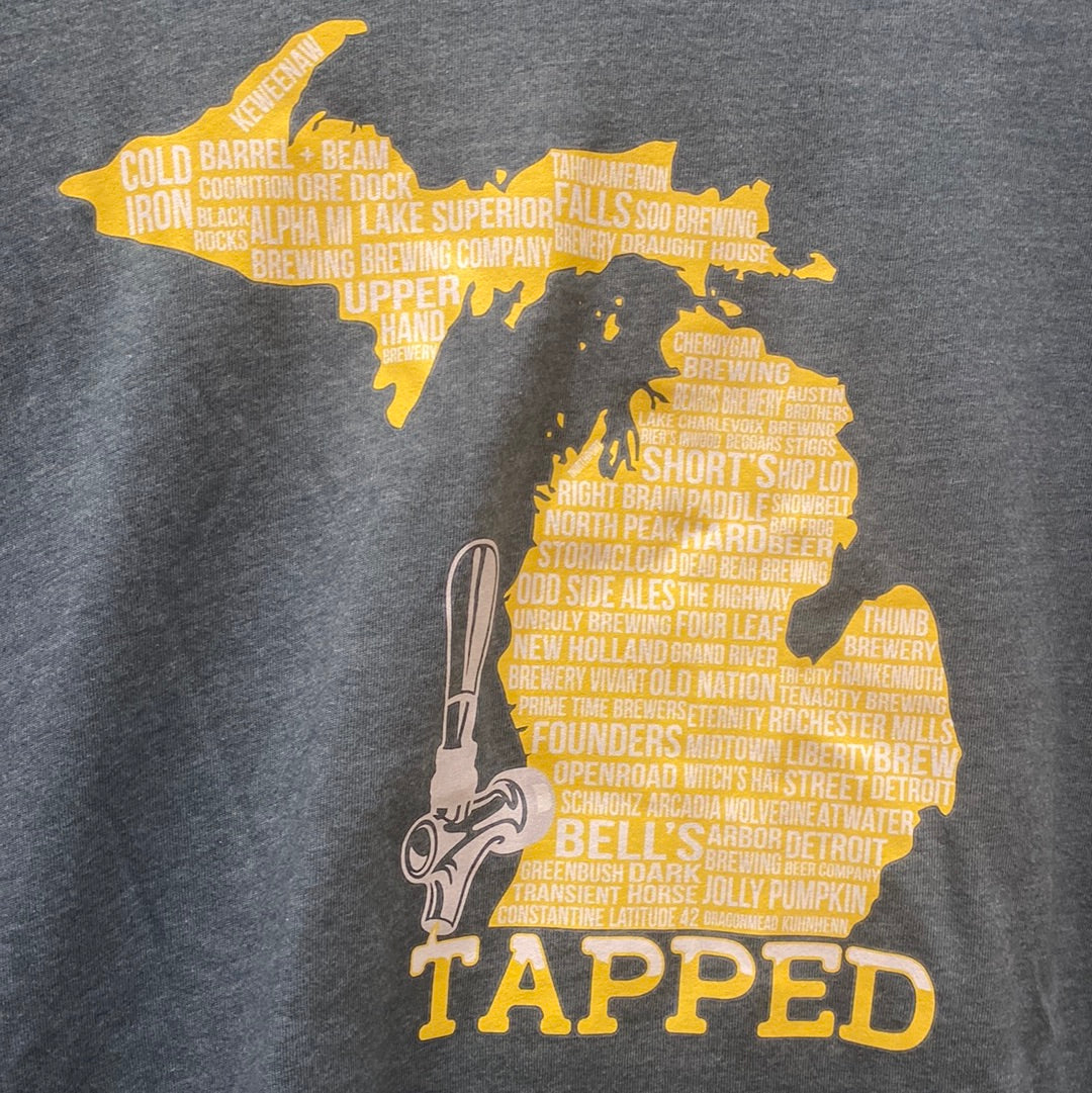 Michigan Tapped Graphic Tee Shirt