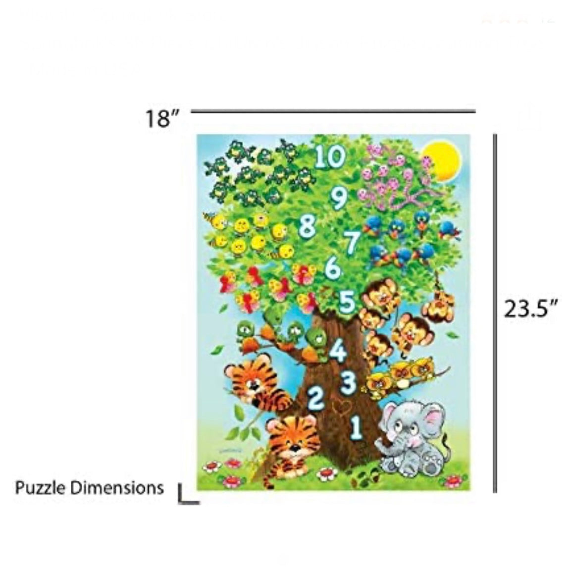 Springbok Counting Tree 36 pc Jigsaw Puzzle