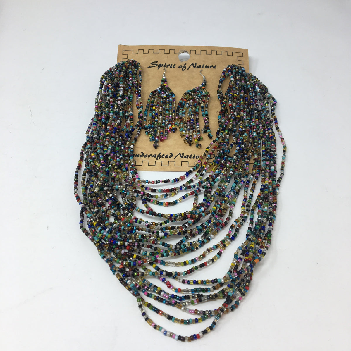 Spirit of Nature Beaded Necklace/Earring Set
