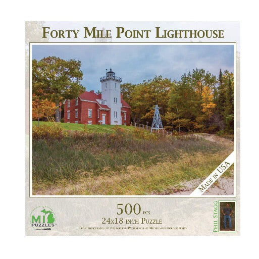 Forty Mile Point Lighthouse 500 pc Puzzle