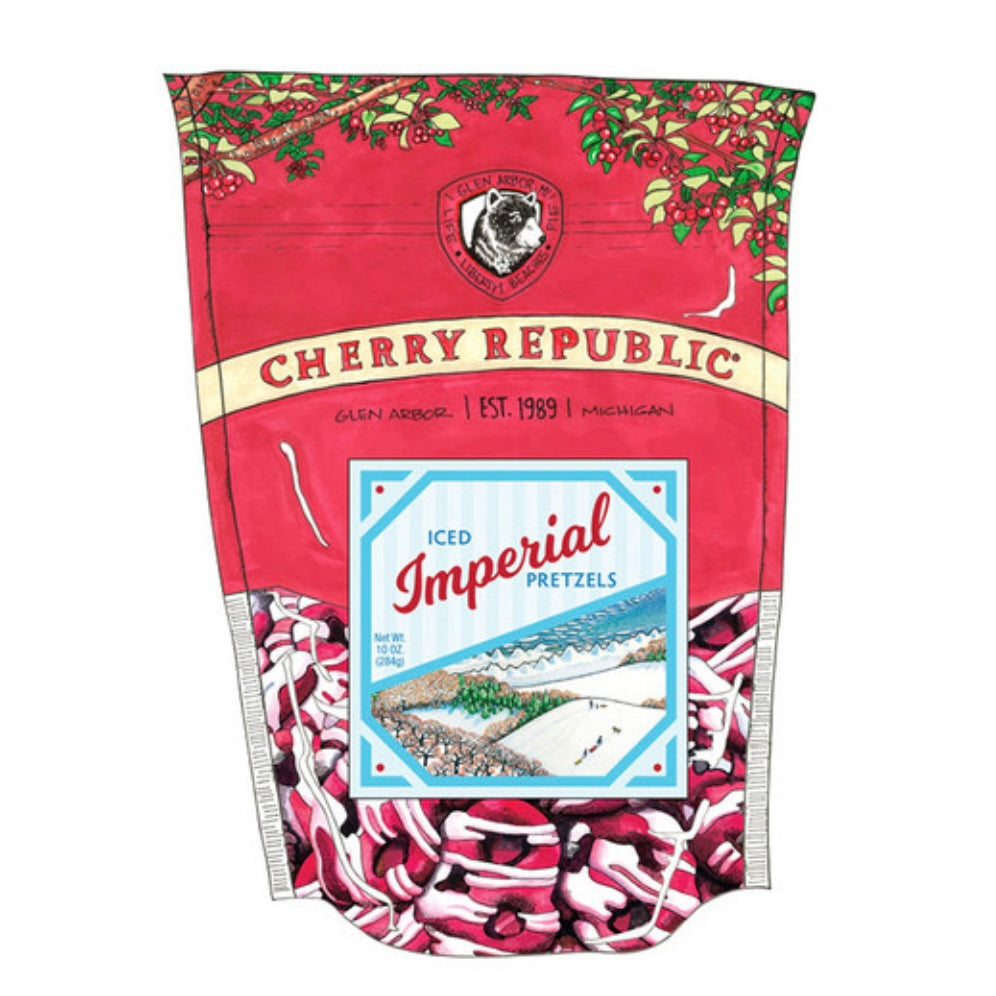 Cherry Republic Iced Imperial Pretzels 10oz