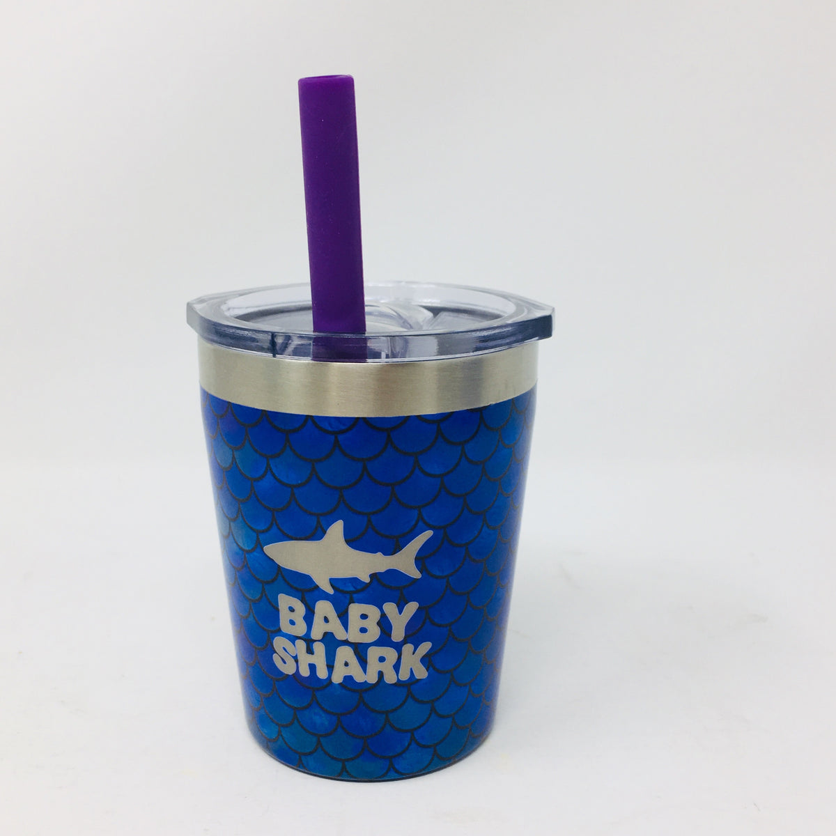 9 oz Child Stainless Tumbler w/ Straw