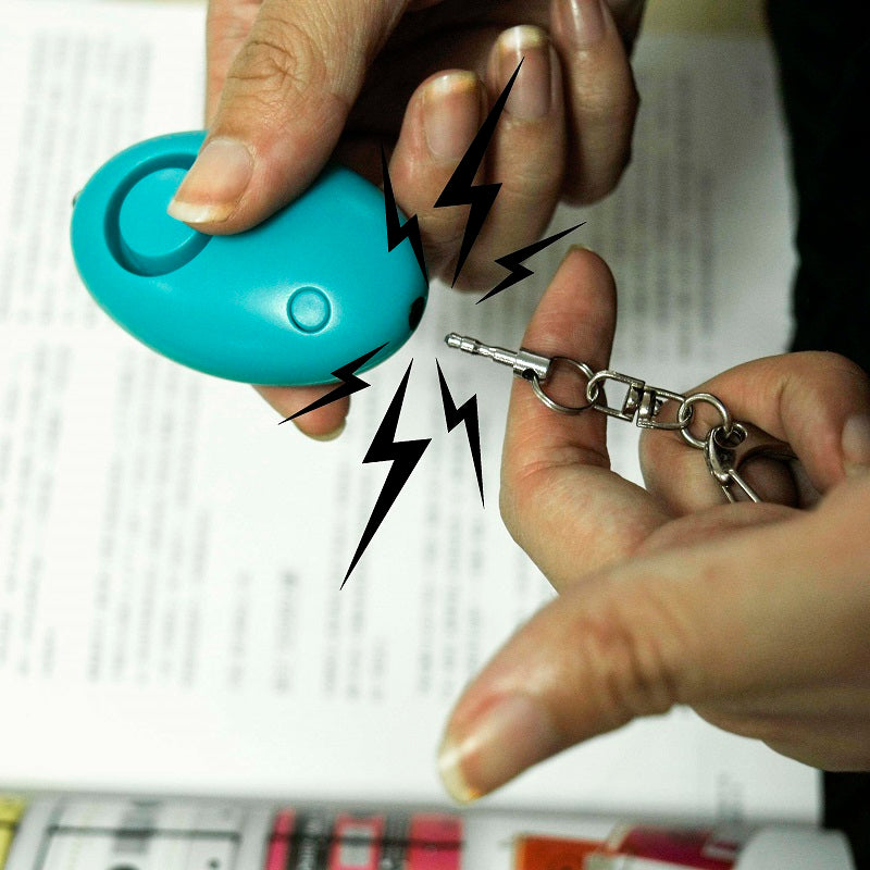 Mini Safety Alarm w/ LED Light Key Chain