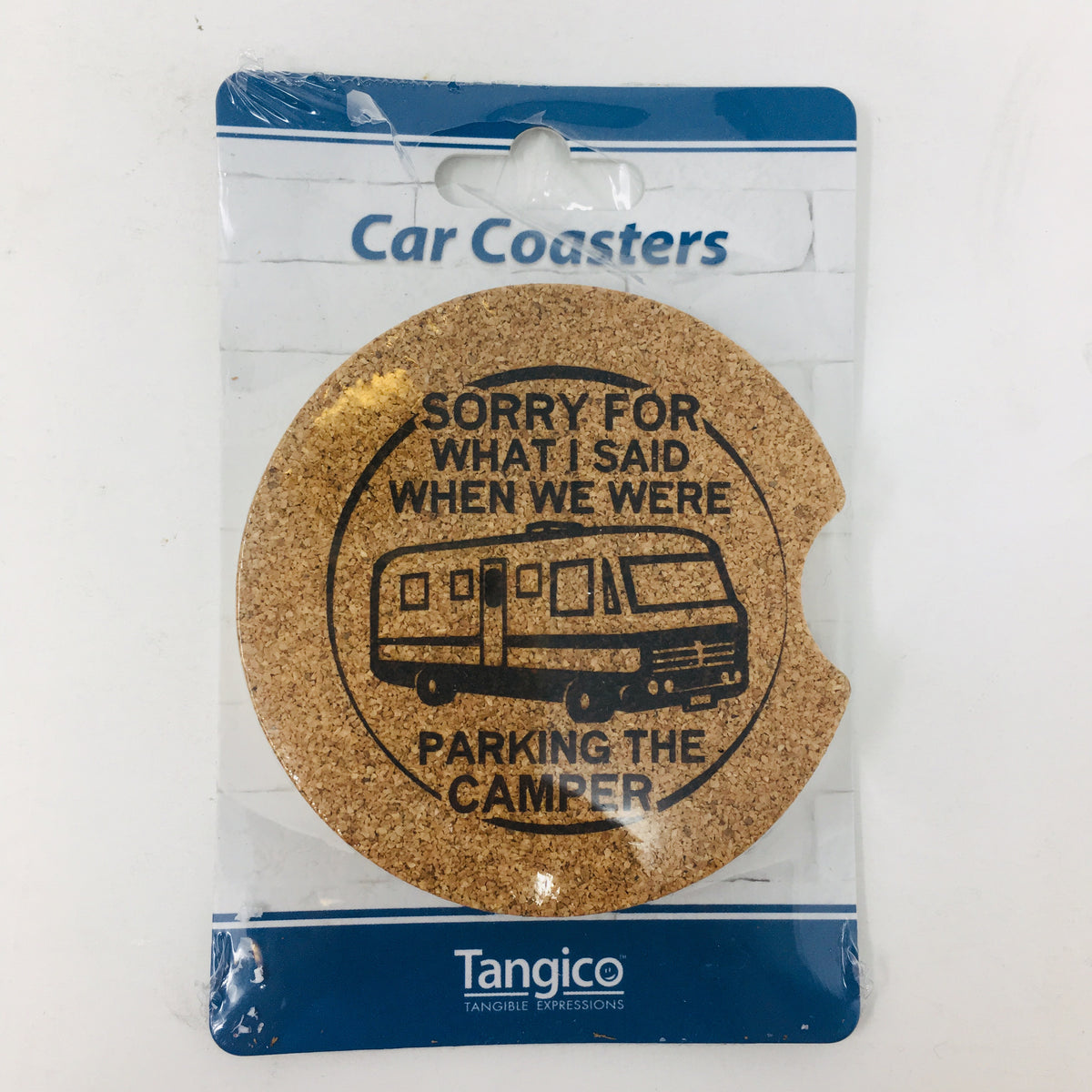 Cork Car Coasters 2 pack