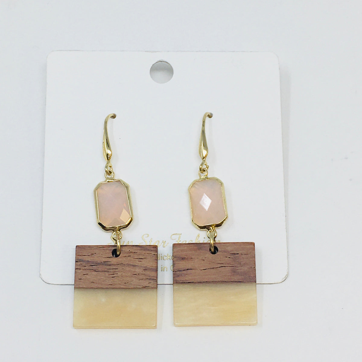 Lightweight Wood Blend Earrings