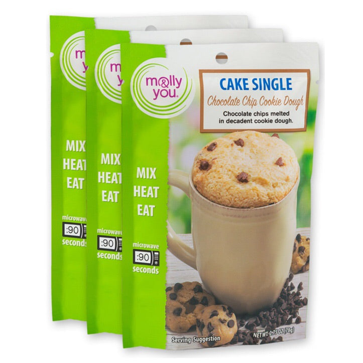 Cake Singles Microwave Mix