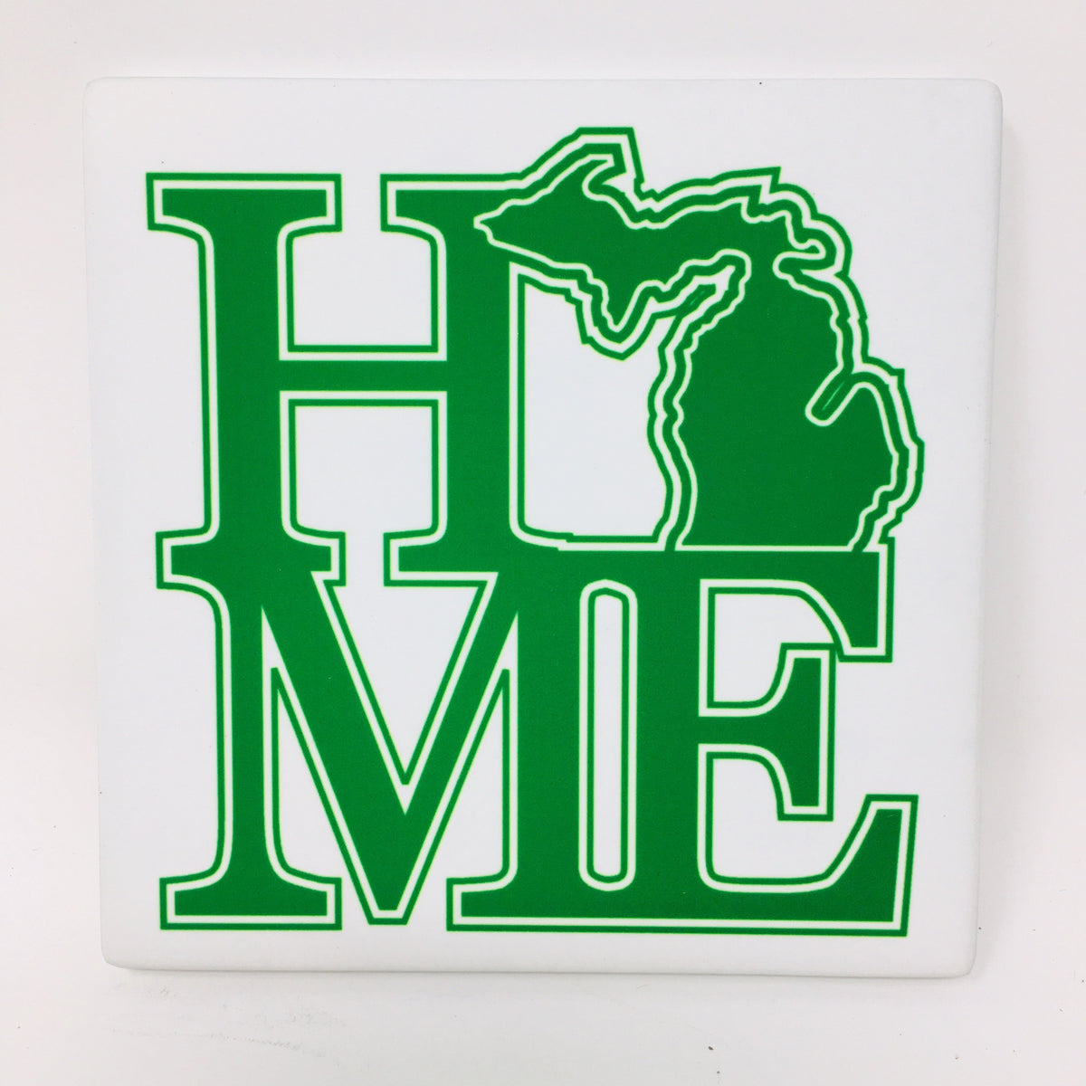 Ceramic Michigan Coaster