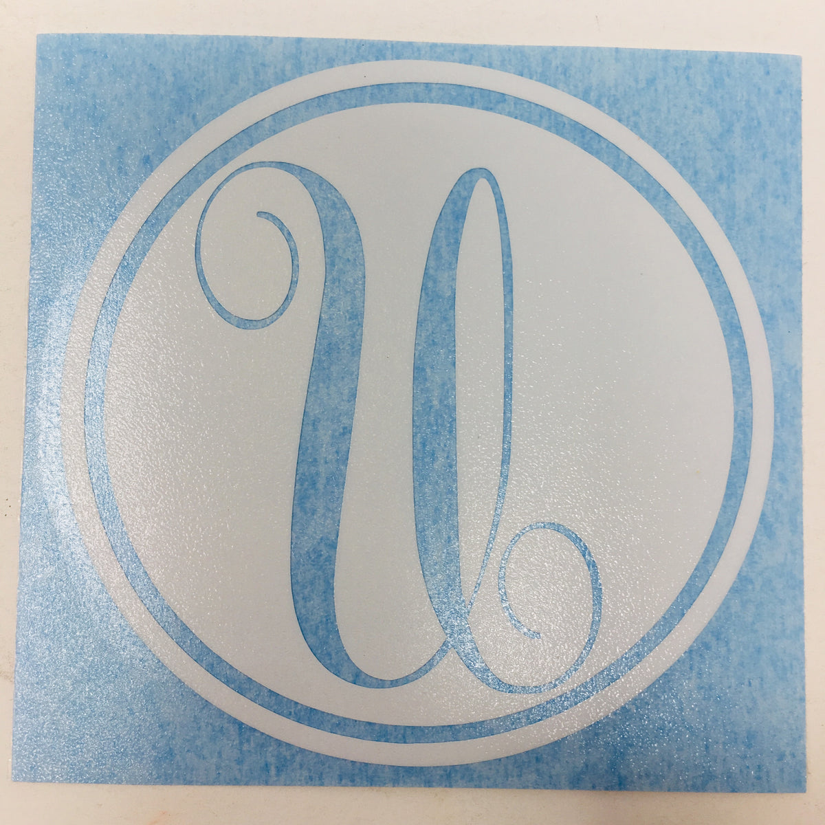 Initial Decal - Circle