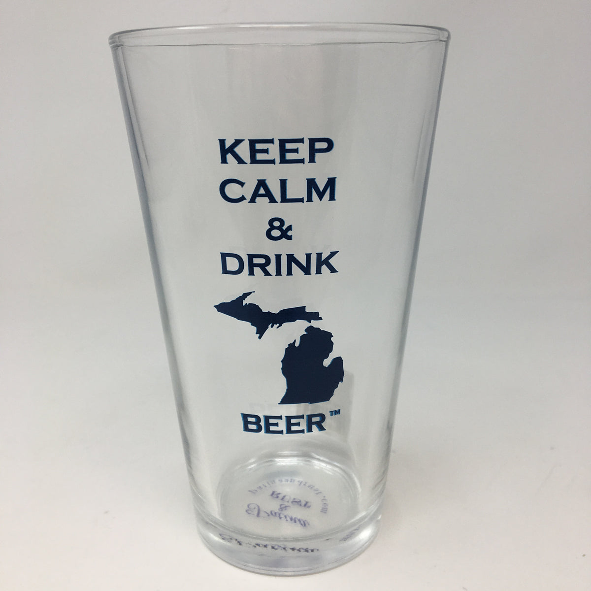 Keep Calm &amp; Drink Beer Pint Glass