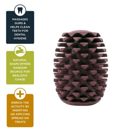 Lg Rubber Pinecone Toy