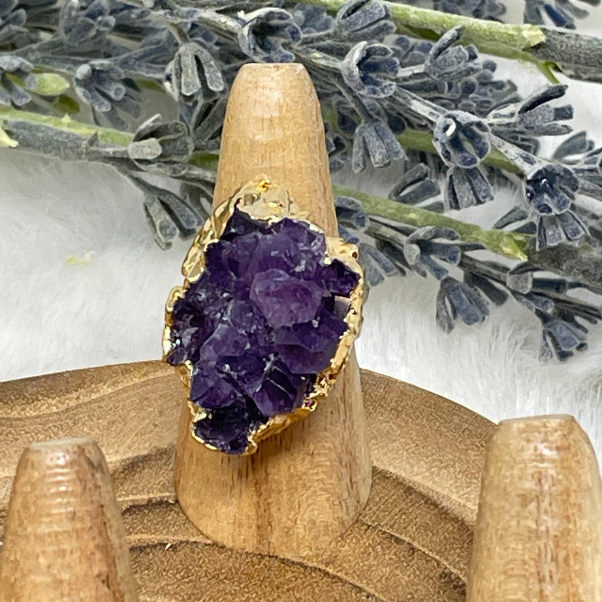 Lg Amethyst Ring