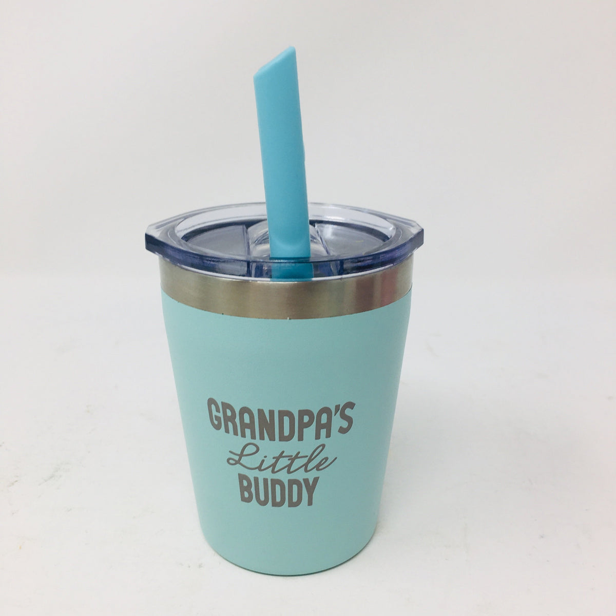 9 oz Child Stainless Tumbler w/ Straw