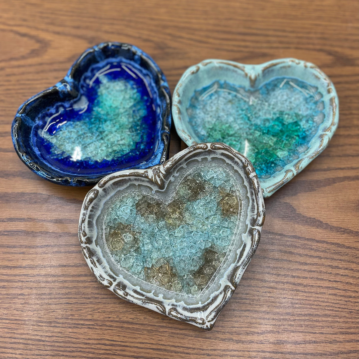 Artisan Pottery Heart Dish