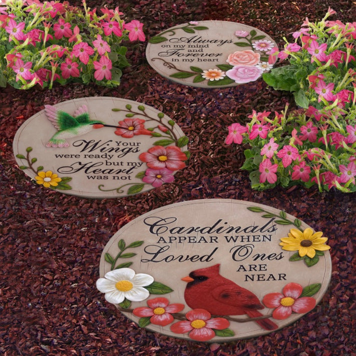 12" Round Memorial Stepping Stone