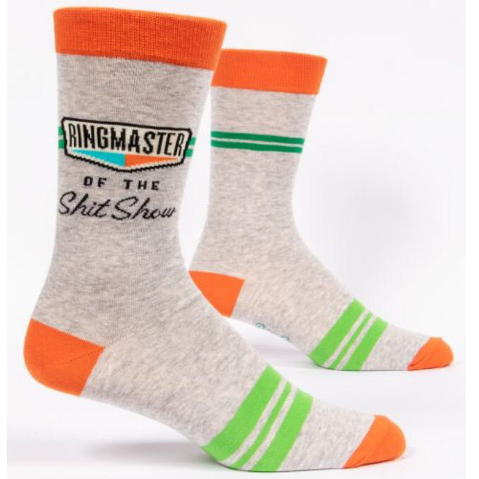 Ringmaster Of The Shit Show Men&#39;s Socks