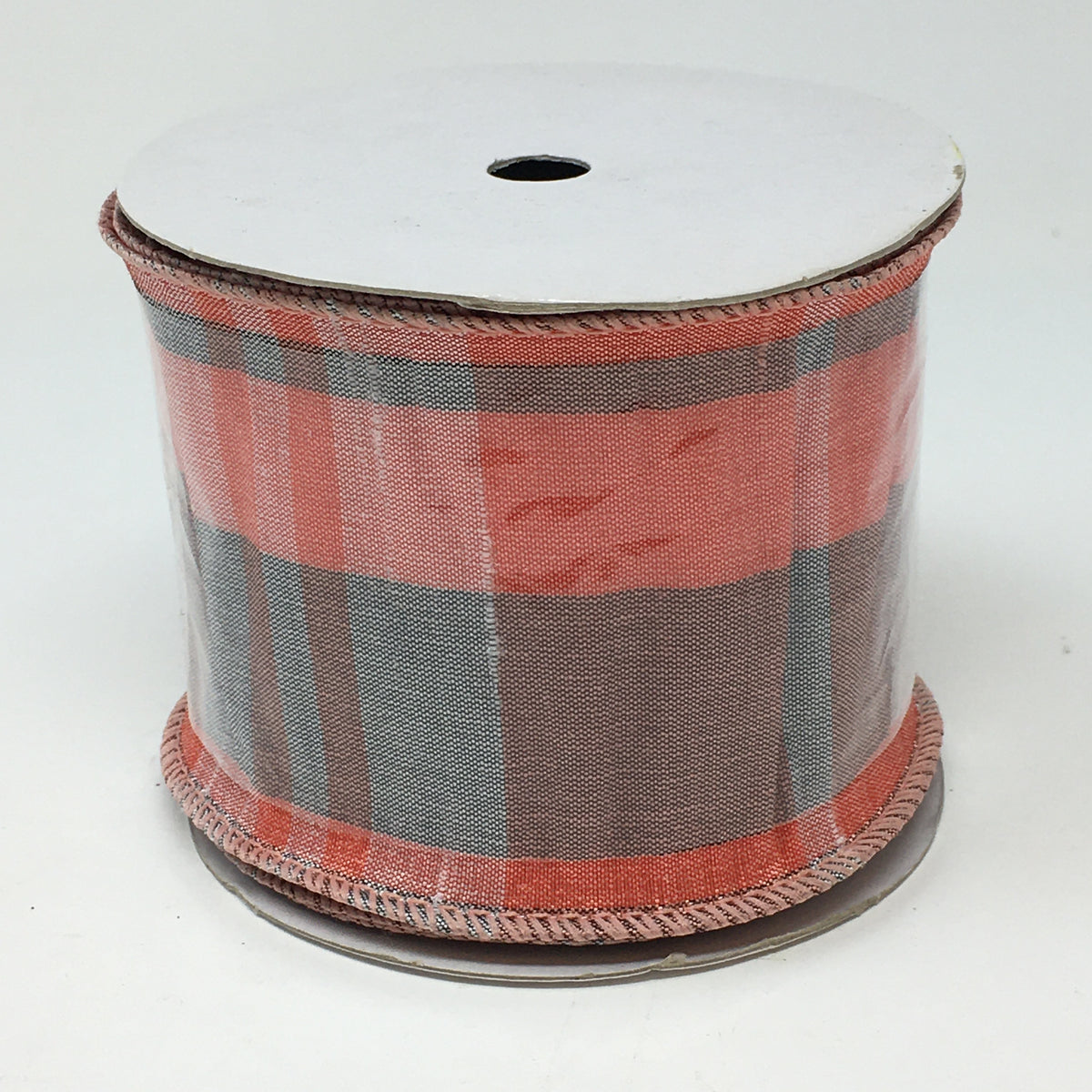 Spring Faded Shimmer Plaid Ribbon